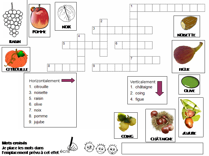 araignee de mer mots croises